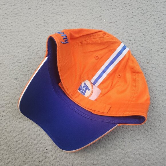 Vintage Tide Racing Hat Cap Strapback Orange Embroidered NASCAR Striped - Picture 5 of 8